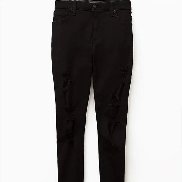 Torrid SKY HIGH SKINNY JEAN - PREMIUM STRETCH BLACK Size 24S - Picture 1 of 13